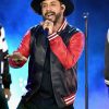 AJ McLean Red & Black Varsity Jacket