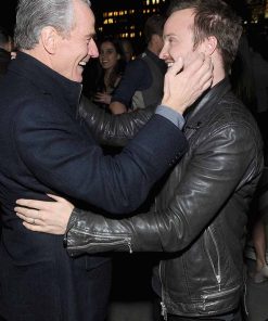 Aaron Paul Need For Speed Brando Leather Biker Jacket Black Friday Sale