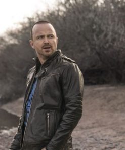 Aaron Paul The Breaking Bad Brown Leather Jacket Shop now