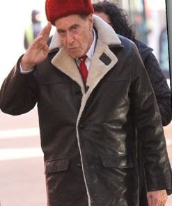 Al Pacino The Irishman Jimmy Hoffa Shearling Jacket