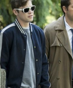 Alexander Calvert Supernatural S15 Varsity Wool Jacket Free Shipping UK USA Canada