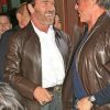 Arnold Schwarzenegger Biker Brown Leather Jacket