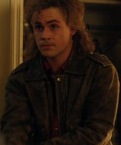 Billy Hargrove Stranger Things Brown Leather Jacket Buy now