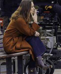 Black Doves Keira Knightley Tan Brown Trench Coat Free Shipping UK USA Canada