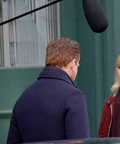 Bobby Axelrod Billions Blue Wool Pea Coat Black Friday Sale