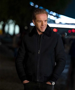 Bobby Axelrod Billions S05 Black Suede Leather Jacket