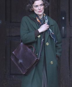 Boston Strangler Keira Knightley Green Wool Coat
