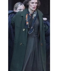 Boston Strangler Keira Knightley Green Wool Coat Black Friday Sale