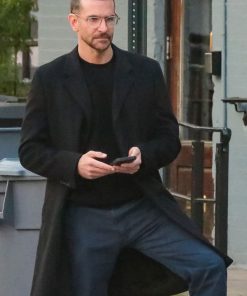 Bradley Cooper Classic Black Wool Coat Black Friday Sale