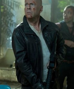 Bruce Willis A Good Day to Die Hard Leather Jacket Shop now