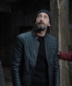 Bullet Head Adrien Brody Leather Jacket Black Friday Sale