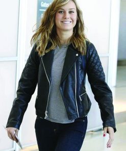 Captain Marvel Brie Larson Leather Jacket Shop now
