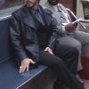 Carlito Brigante Al Pacino Black Leather Coat Buy now