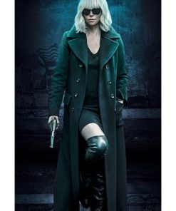 Charlize Theron Atomic Blonde Trench Wool Coat Womens Outfits
