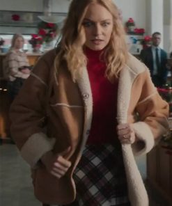 Charlotte Sanders Best Christmas Ever Suede Shearling Jacket Gifts For Her