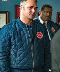 Chicago Fire Taylor Kinney Puffer Jacket Black Friday Sale