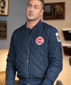 Chicago Fire Taylor Kinney Puffer Jacket Free Shipping UK USA Canada