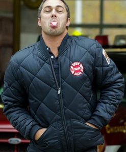 Chicago Fire Taylor Kinney Puffer Jacket New Year Sale