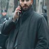 Chris Evans Avengers Gray Wool Coat
