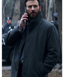 Chris Evans Avengers Gray Wool Coat Shop now