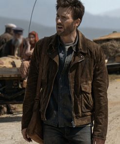 Chris Evans Ghosted Brando Suede Leather Jacket