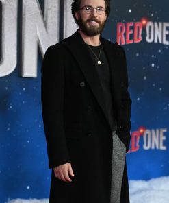 Chris Evans Red One Winter Wool Black Coat Buy now