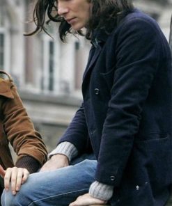 Cillian Murphy Fashion Blue Wool Coat New Year Sale