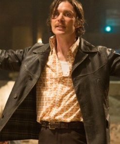 Cillian Murphy Free Fire Black Leather Jacket on Sale