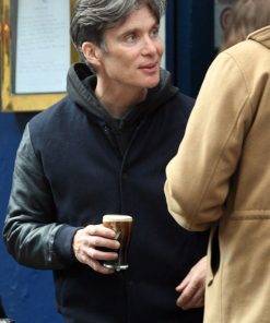 Cillian Murphy Vintage Wool Varsity Jacket Black Friday Sale