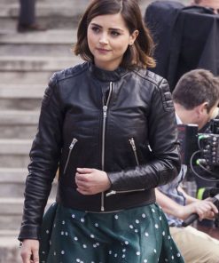 Clara Oswald Doctor Who Leather Jacket