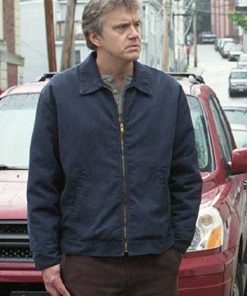 Clint Eastwood Mystic River Blue Cotton Jacket Hot Sale