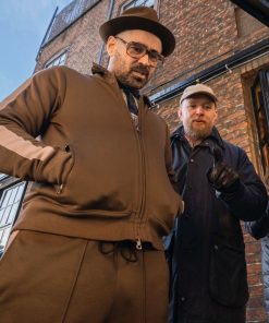 Colin Farrell The Gentlemen Brown Fleece Tracksuit