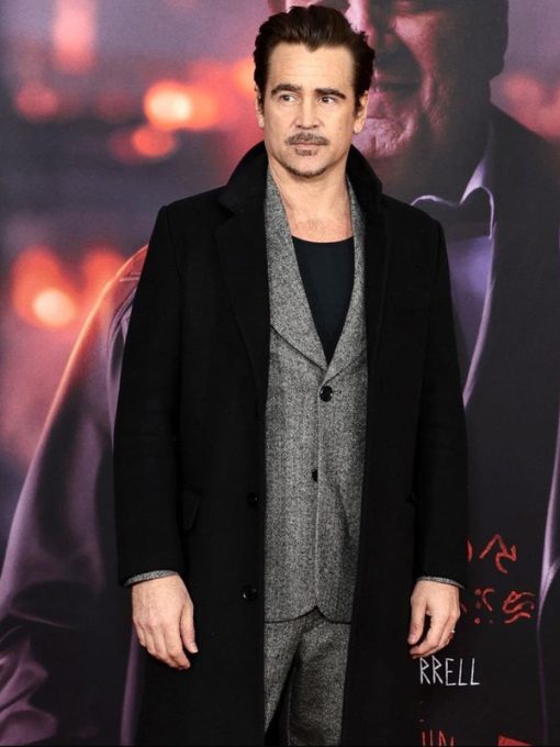Colin Farrell The Penguin Wool Coat - The Jacket Merchant