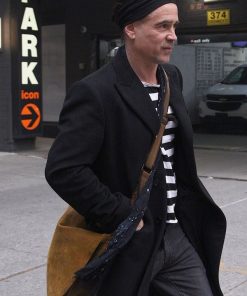 Colin Farrell Vintage Wool Winter Coat Free Shipping UK USA Canada
