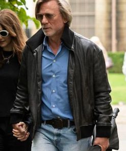 Daniel Craig Black Bomber Leather Jacket Black Friday SAle