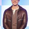 Daniel Henney Big Hero 6 Brown Leather Jacket