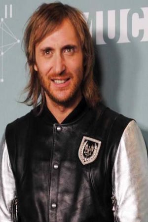 David Guetta Bomber Leather Varsity Jacket Shop now