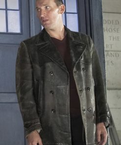 Doctor Who Ninth Doctor Christopher Eccleston Leather Coat Easter Sale