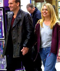 Doctor Who Ninth Doctor Christopher Eccleston Leather Coat Halloween Costume