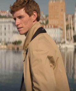 Eddie Redmayne The Day Of The Jackal Cotton Coat Black Friday Sale