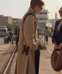 Eddie Redmayne The Day Of The Jackal Cotton Coat Shop now