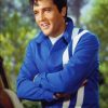 Elvis Presley Speedway Vintage Cafe Racer Leather Jacket