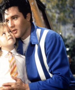 Elvis Presley Speedway Vintage Cafe Racer Leather Jacket on Sale