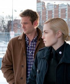 Eric Johnson Rookie Blue Wool Coat Celebrity Outfits