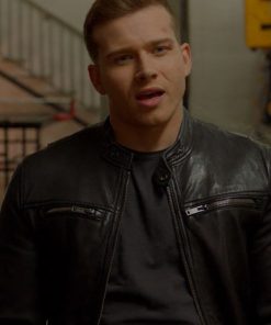Evan Buckley 9-1-1 Black Leather Jacket Black Friday Sale