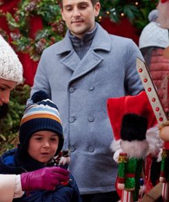 Falling In Love At Christmas Travis Nelson Wool Peacoat Black Friday Sale