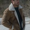 Falling Like Snowflakes Marcus Rosner Suede Shearling Jacket