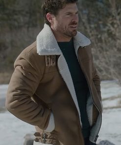 Falling Like Snowflakes Marcus Rosner Suede Shearling Jacket