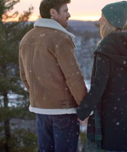 Falling Like Snowflakes Marcus Rosner Suede Shearling Jacket Black Friday Sale