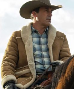 Fargo Roy Tillman Suede Leather Shearling Jacket New Year Sale